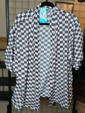 Duster Grey Checkered