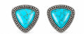 Blue stud earrings