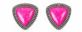 Pink stud earrings